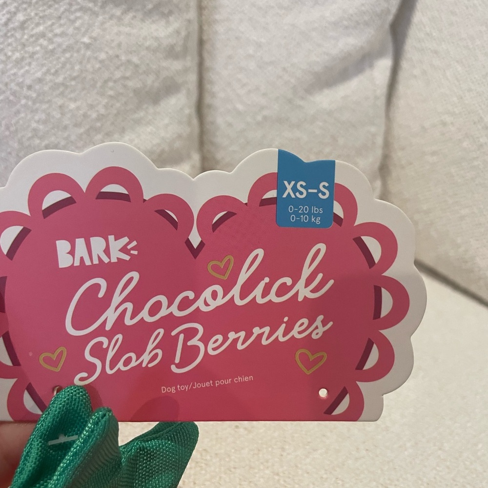 NWT Bark Box Chocolick Slob berries dog toy - Picture 2 of 4
